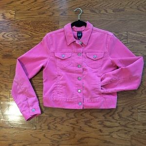 Pink Jean Cropped Corduroy Jacket Super 🥰Cute